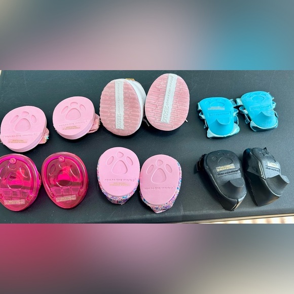 New Build a bear lot of 6 pairs of shoes/sketchers sneakers/sandals toys - Picture 2 of 9